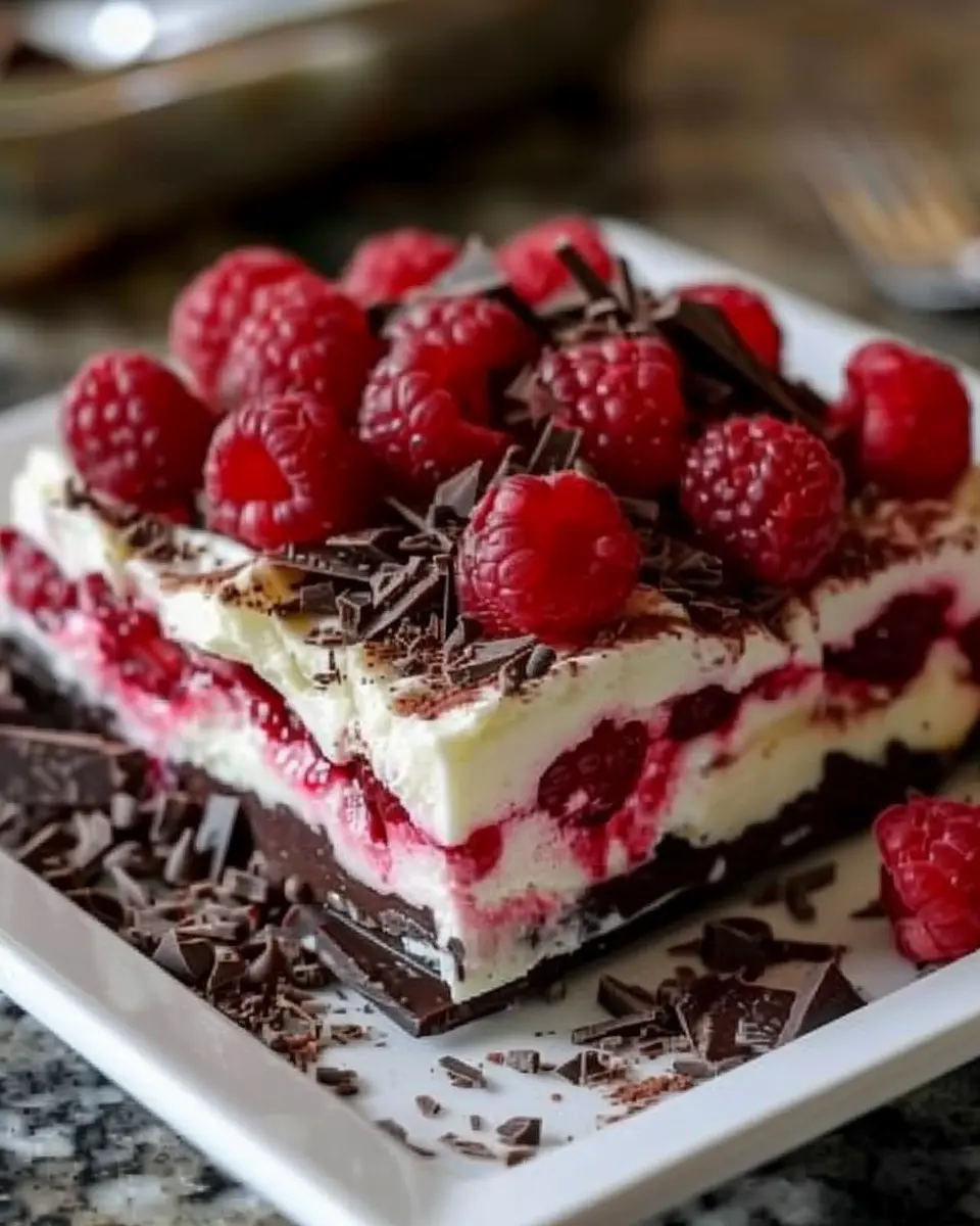 Raspberry Chocolate Lasagna Dessert: An Indulgent Delight at Home