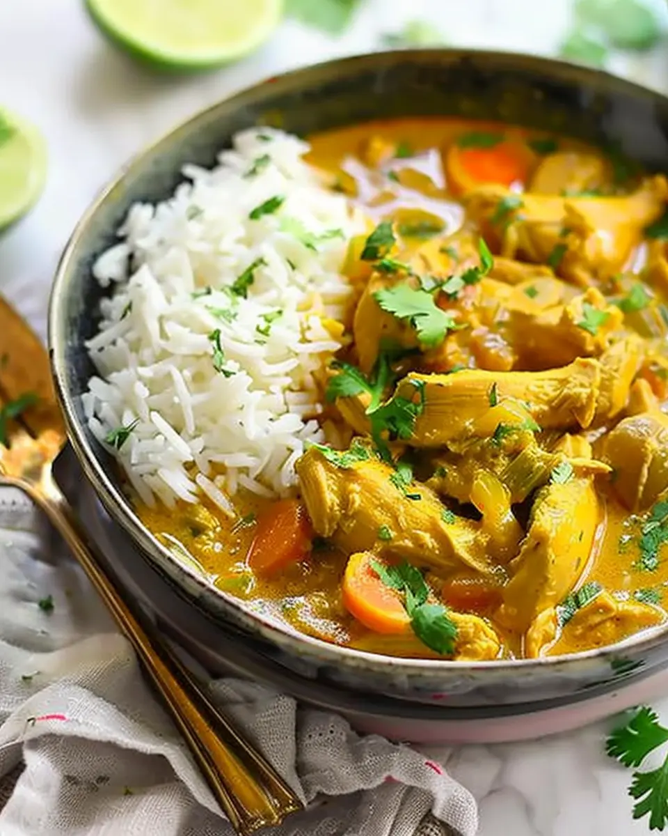 Slow Cooker Yellow Chicken Curry: Easy Comfort Food Delight