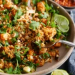 Satay Crispy Rice Salad