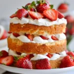 Vegan Strawberry Shortcake Cake