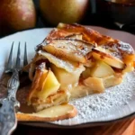 Baked Pancake with Pear and Cardamom