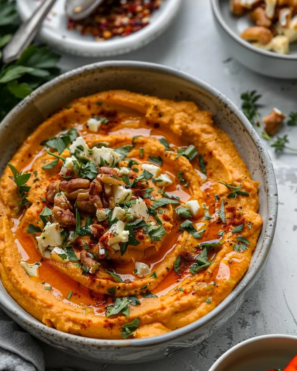 Pumpkin Whipped Feta Dip: The Best Cozy Party Appetizer