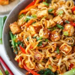 Vegan Stir-Fry Noodles (With Crispy Tofu)