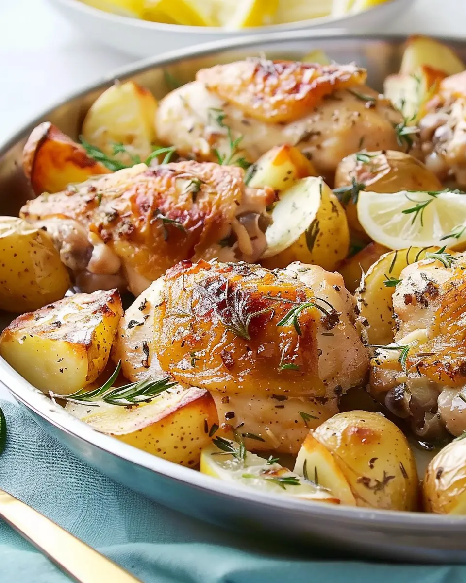 Greek Lemon Chicken and Potatoes: The Best Comfort Food Recipe