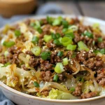 Low-Carb Mongolian Ground Beef and Cabbage Delights You!