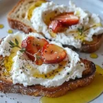 Whipped Ricotta Honey Toast Recipe