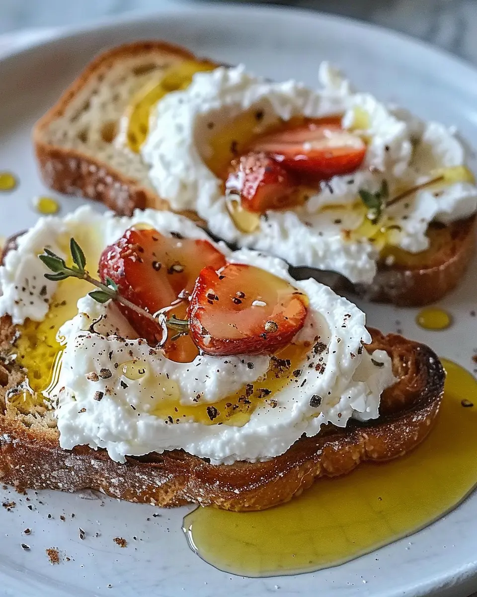 Whipped Ricotta Honey Toast: The Best Easy Recipe You’ll Love