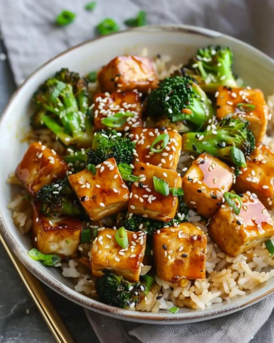 Pan Fried Sesame Tofu: Easy Recipe with Broccoli Delight