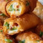 Mini Jalapeño Popper Egg Rolls