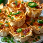 Jalapeno Popper Wonton Cups