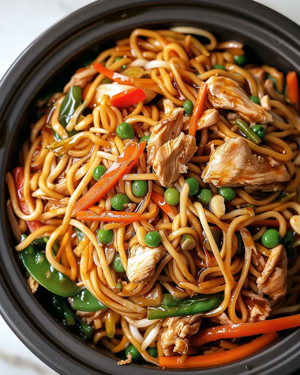Crockpot Chicken Lo Mein: Easy Comfort Food for Busy Days
