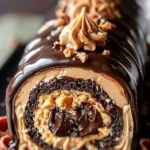 Irresistible Peanut Butter Cup Chocolate Roll