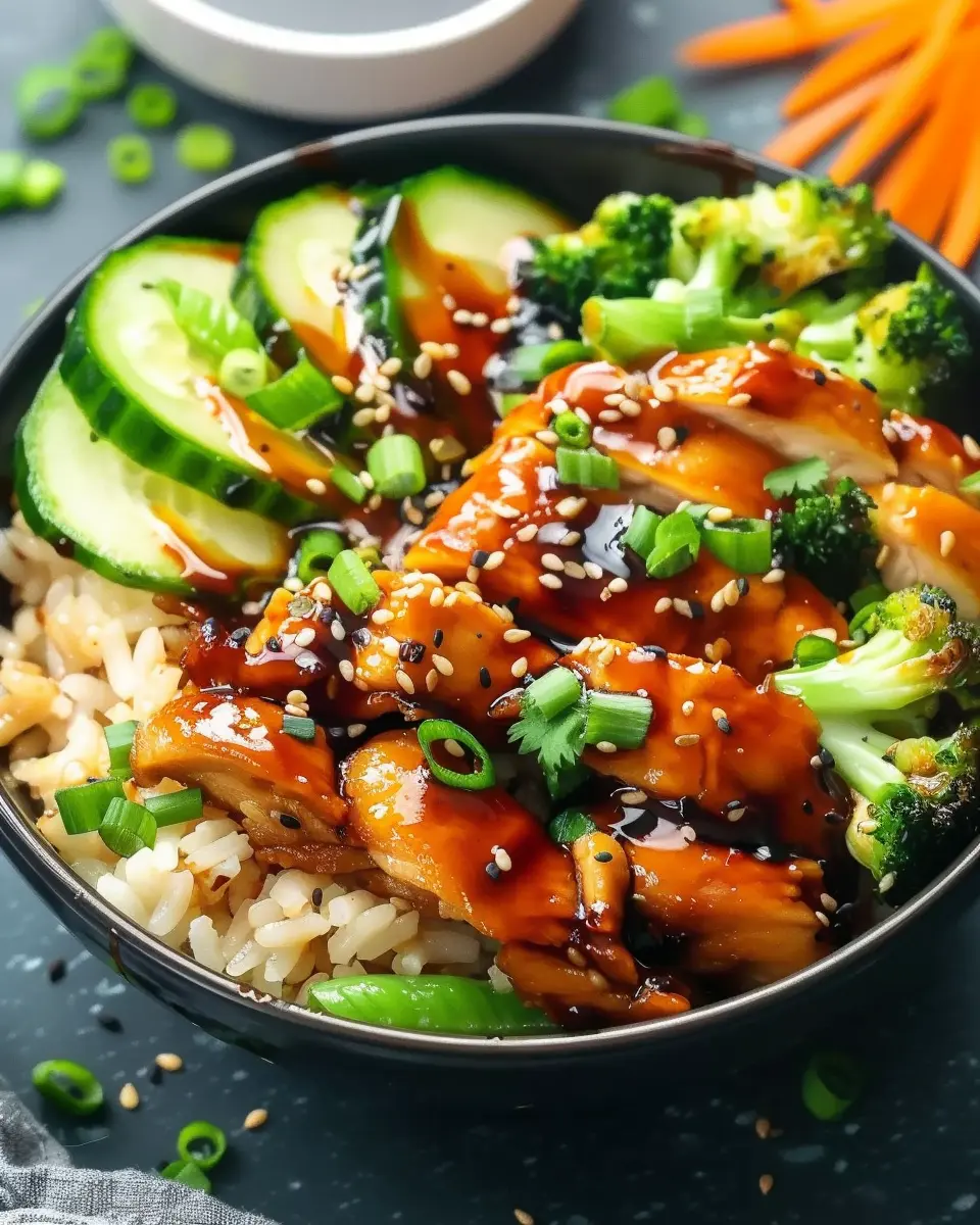 Sticky Chicken Rice Bowls: Easy Flavor-Packed Meal for Everyone
