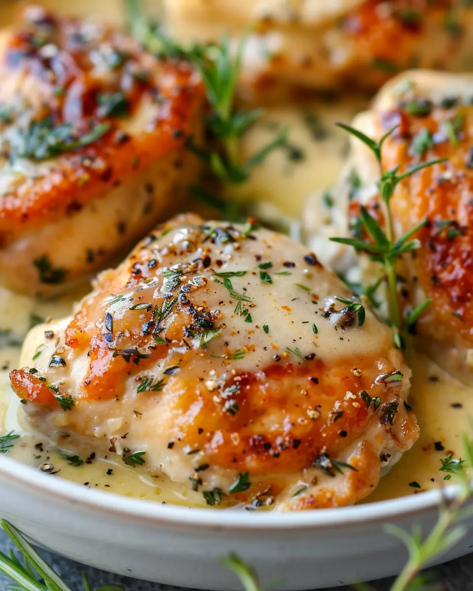 Creamy Garlic Chicken with Turkey Bacon: Quick &amp; Delicious Meal