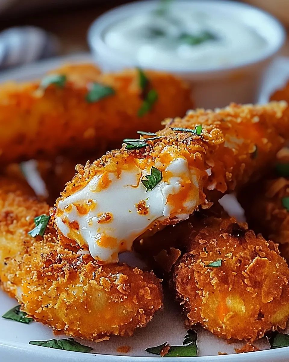 Buffalo Chicken Mozzarella Sticks: An Irresistibly Spicy Snack