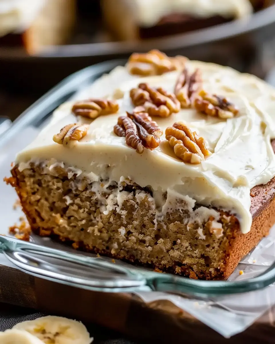 Banana Bread Cake with Cream Cheese Frosting: The Best Indulgence