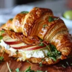 Apple & Goat Cheese Croissant Sandwich: A Tasty Delight!