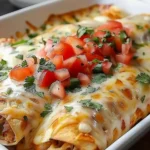 Indulgent Queso Chicken Enchiladas for Quick Weeknight Dinners
