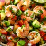 Avocado Salsa Shrimp Salad