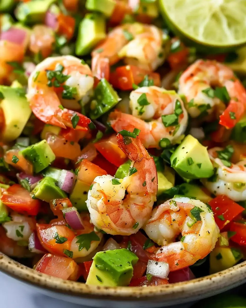 Avocado Salsa Shrimp Salad: A Fresh and Easy Delight