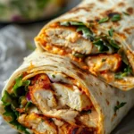 Quick Cheesy Chicken Wrap