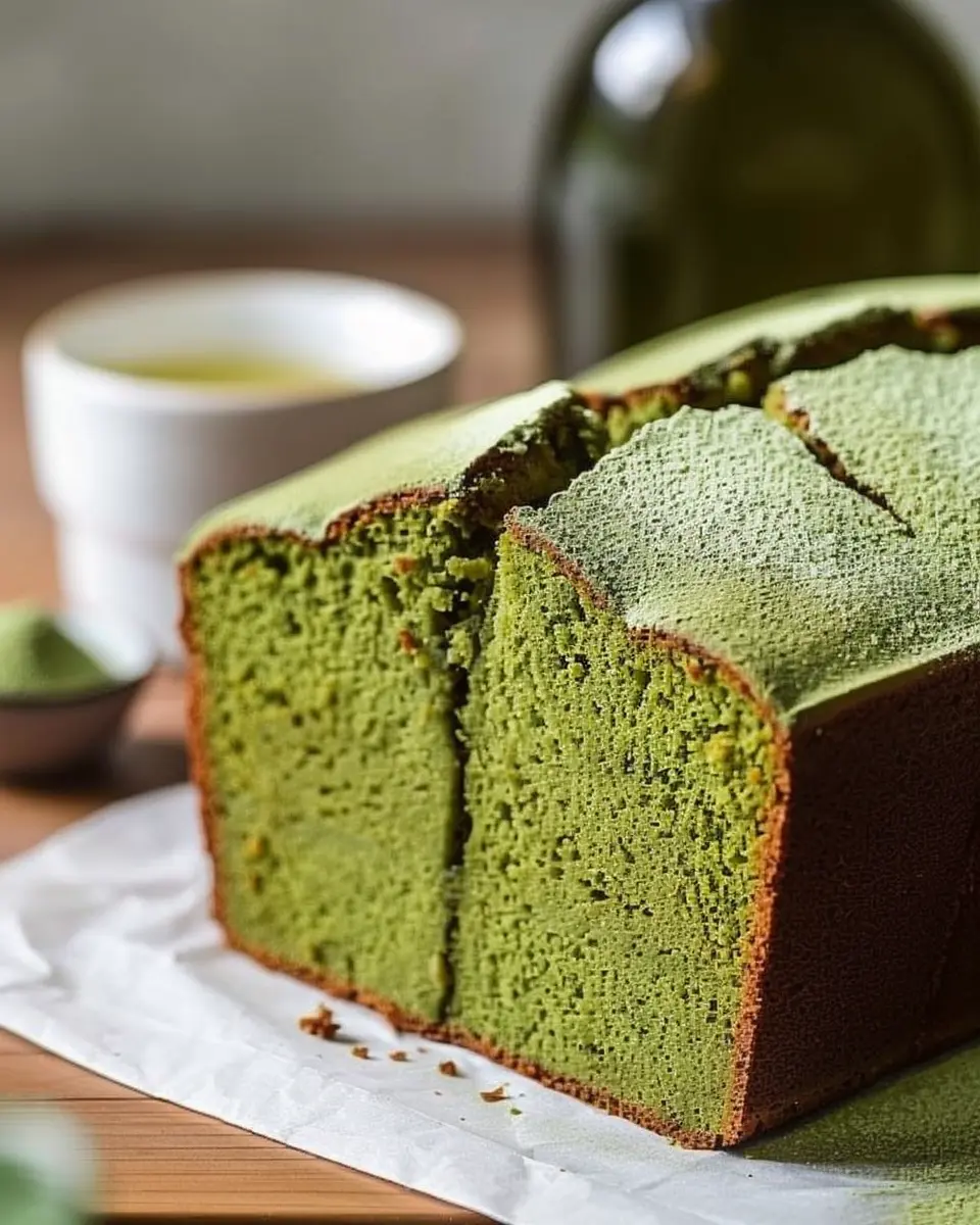 Matcha Pound Cake Recipe: The Best Sweet Comforting Loaf