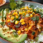 Street Corn Chicken Rice Bowl
