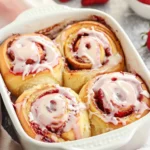 Strawberry Cinnamon Rolls