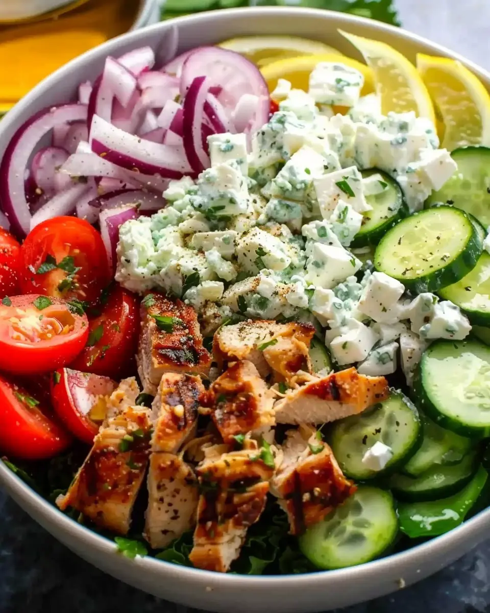 Greek Chicken Bowls: Easy &amp; Flavorful Dinner for Everyone