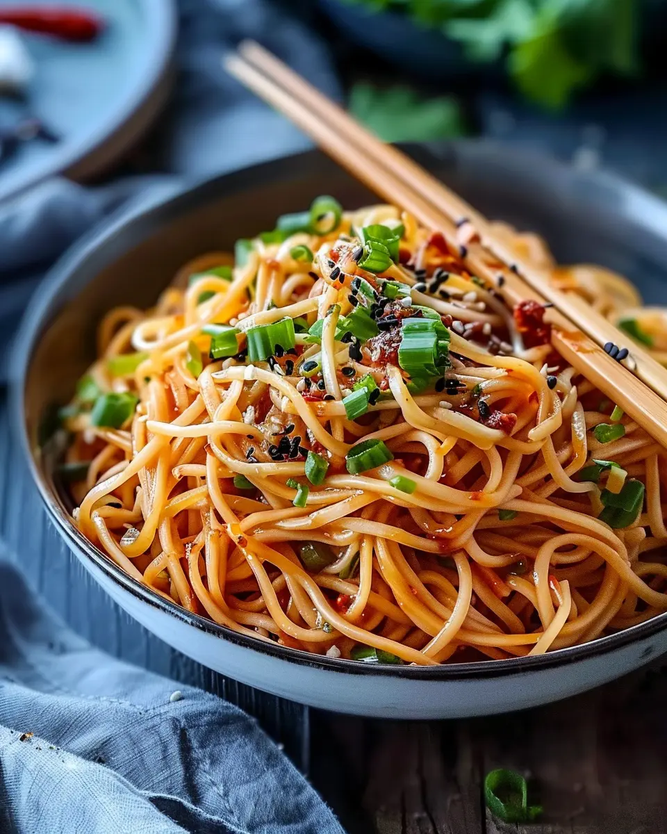 Savory Chilli Garlic Noodles Ready in Just 10 Minutes for You