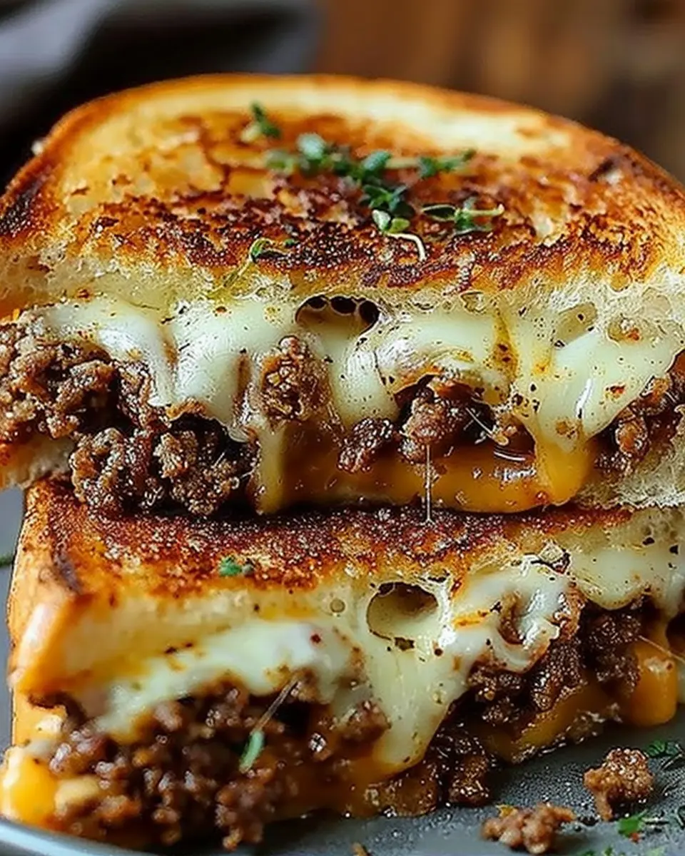 Ultimate Cheesy Ground Beef Melt: Indulge in Comfort Food Bliss