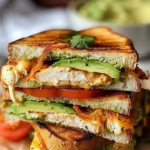 Chicken Avocado Melt Sandwich