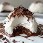 Coconut Dome with Chocolate Spread