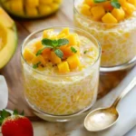 Mango Tapioca Pudding (Mango Sago)