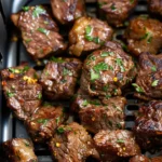 Air Fryer Garlic Butter Steak Bites