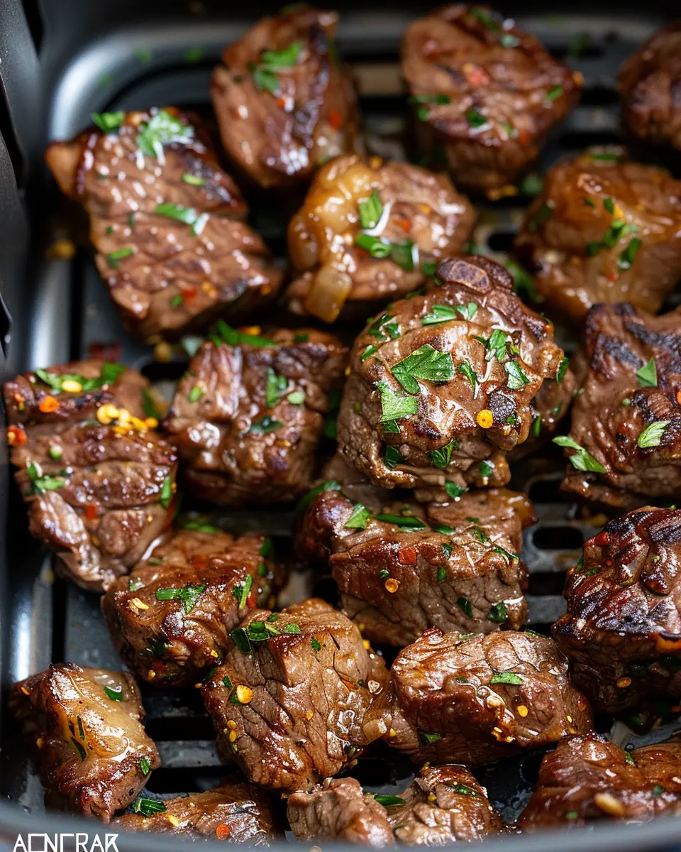 Air Fryer Garlic Butter Steak Bites: Easy, Juicy, and Irresistible