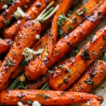 Honey Balsamic Roasted Carrots