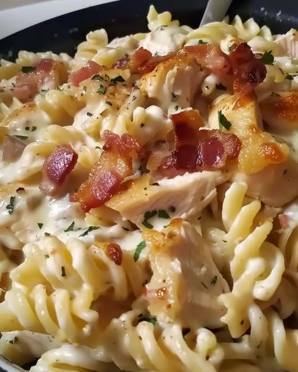 Chicken Bacon Ranch Pasta: A Juicy Twist on Comfort Food