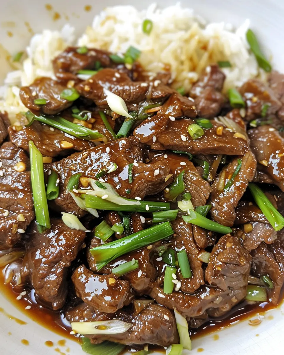 Mongolian Beef Made Easy: A Flavorful Home-Cooked Delight