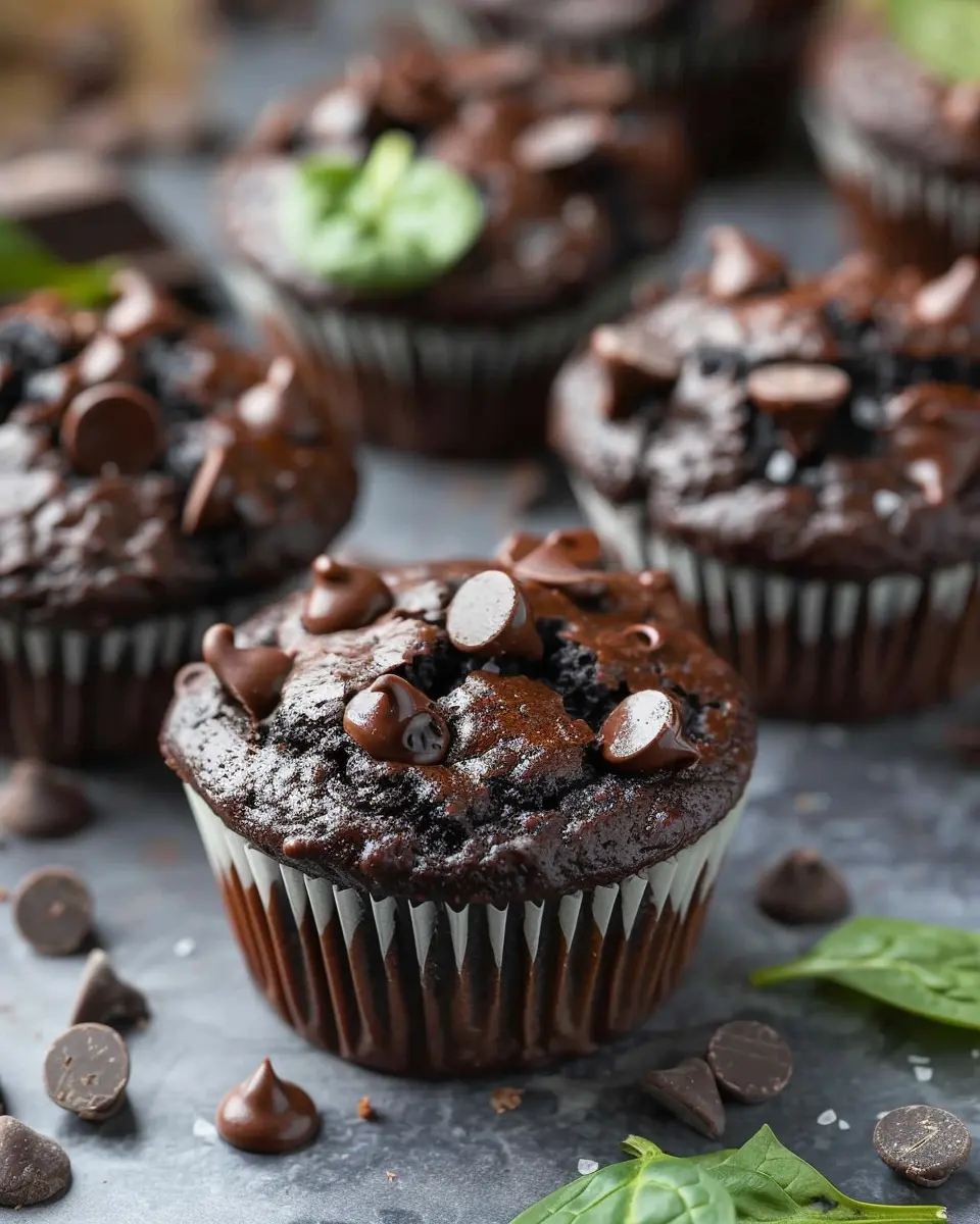 Chocolate Spinach Muffins: Indulgent Treat with Hidden Greens