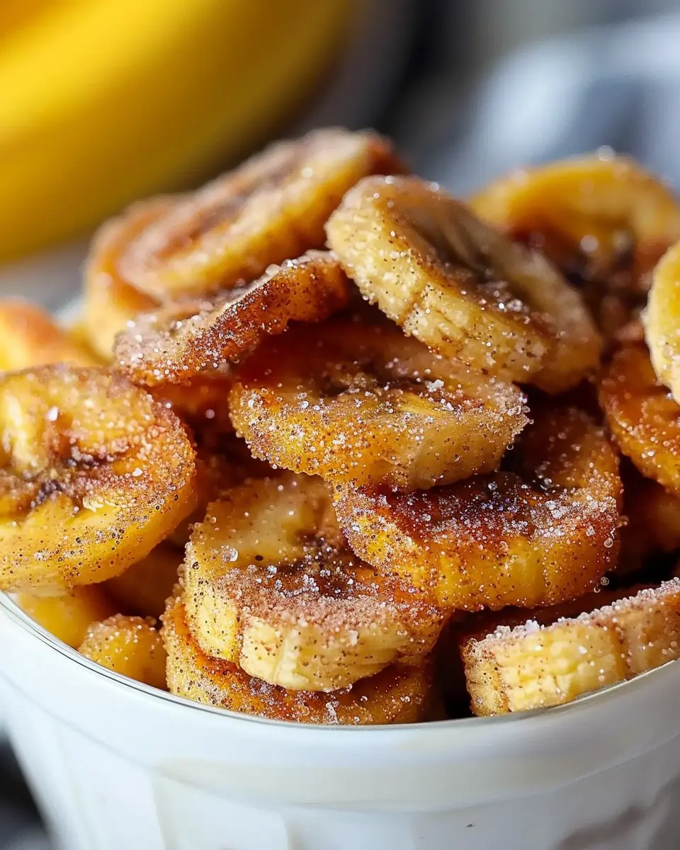 Cinnamon-Sugar Air Fryer Banana Chips: The Easy Crunchy Snack