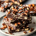 Dark Chocolate and Sea Salt Nut Bars