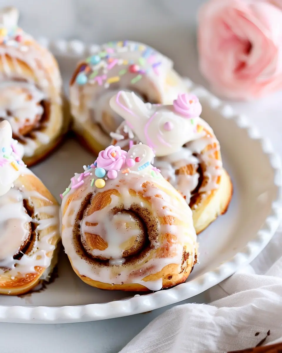 Easter Bunny Cinnamon Rolls: Indulgent Treats for Spring Mornings