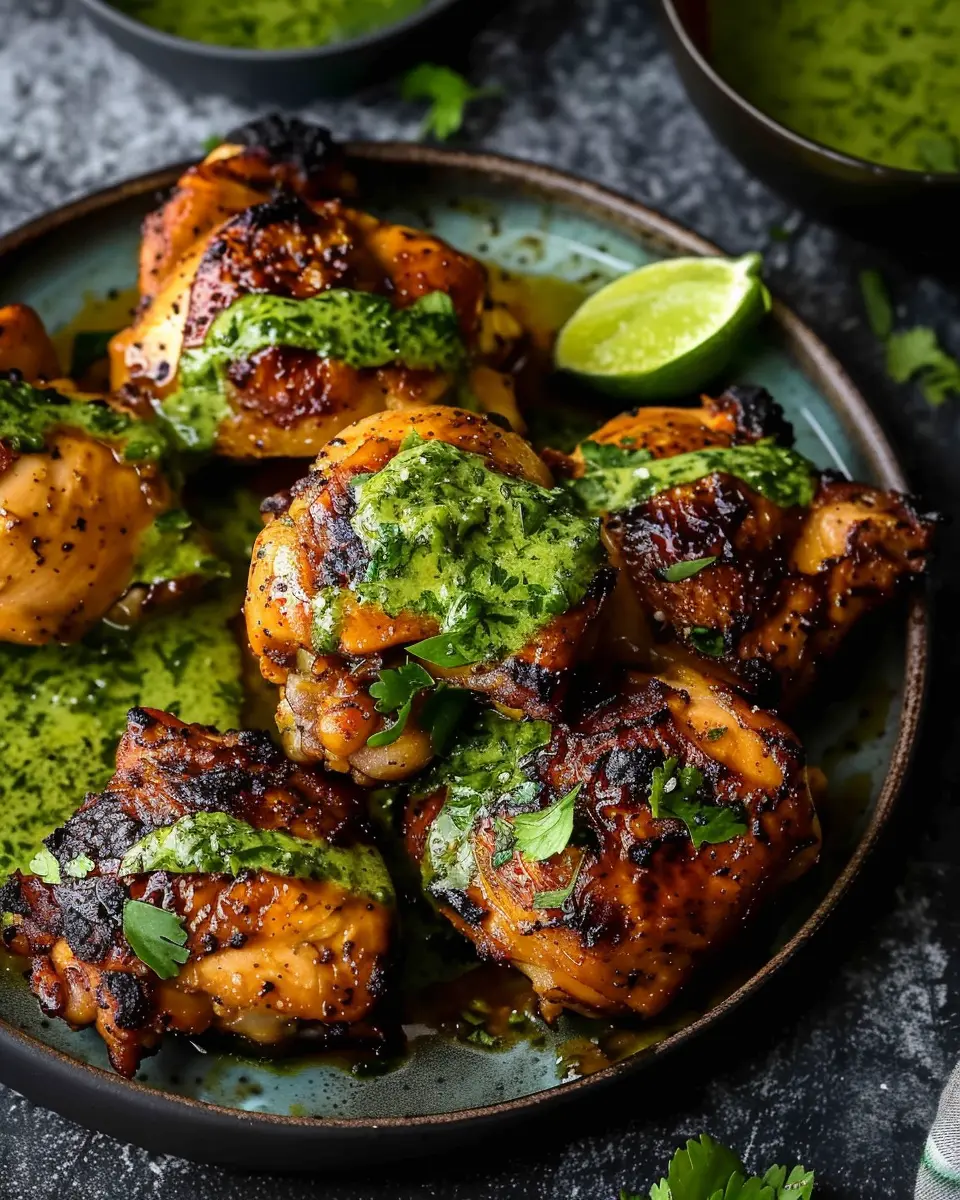Peruvian Chicken with Green Sauce: Easy and Flavorful Delight