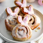 Easter Bunny Cinnamon Rolls