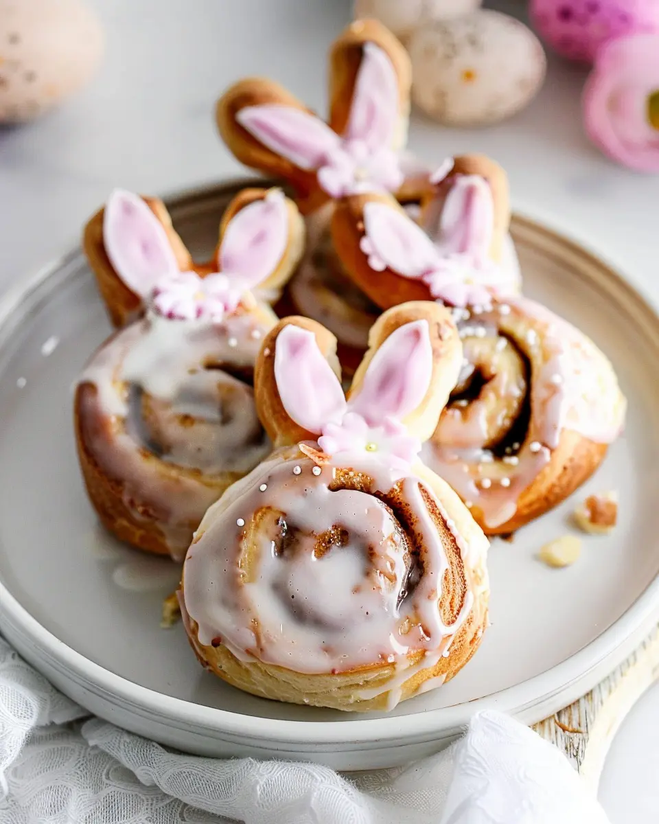 Easter Bunny Cinnamon Rolls: Easy Indulgence for the Holiday Table