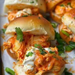Spicy Buffalo Chicken Sliders