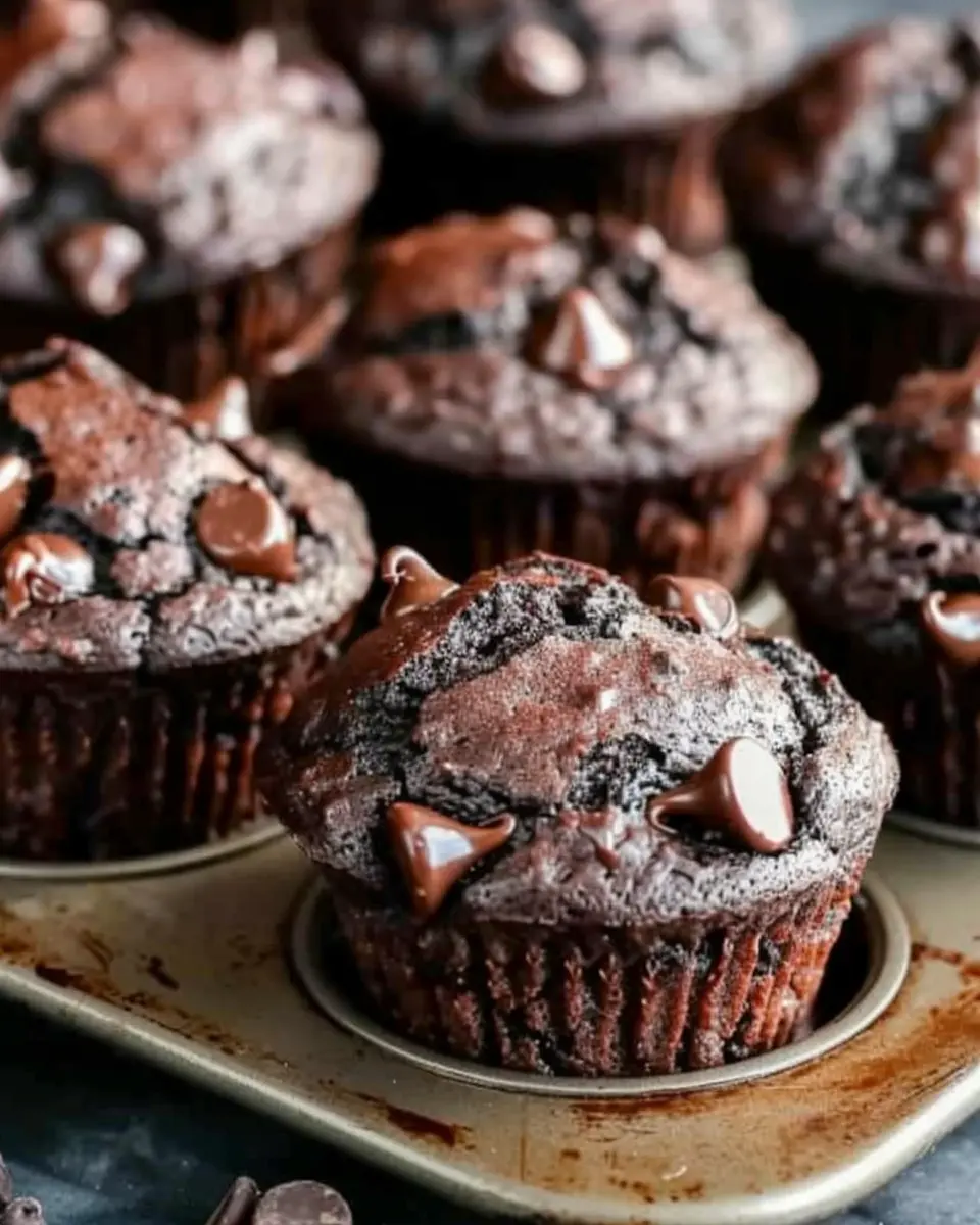 Double Chocolate Chip Muffins Recipe: Delightfully Indulgent Treats