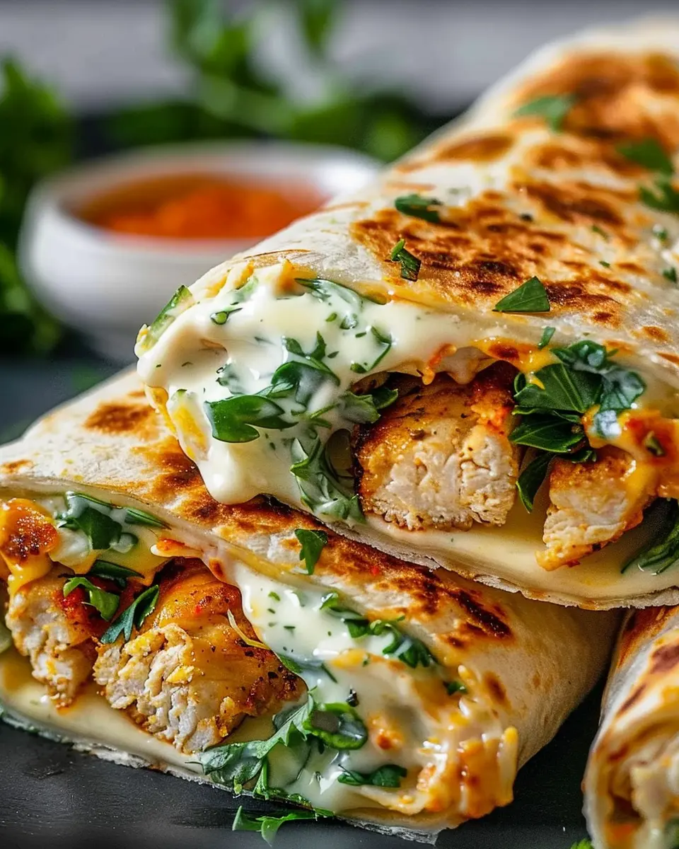Low Carb Cheesy Garlic Chicken Wraps: A Delicious Weeknight Delight