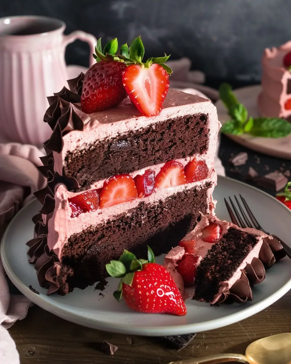 Strawberry Chocolate Cake: The Best Homemade Indulgence